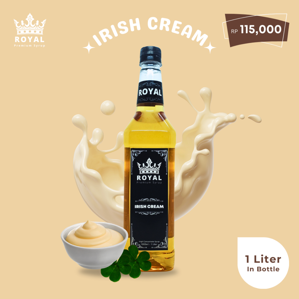 

Royal Irish Cream Syrup - Sirup irish Cream (Premium Quality) - 1 Liter