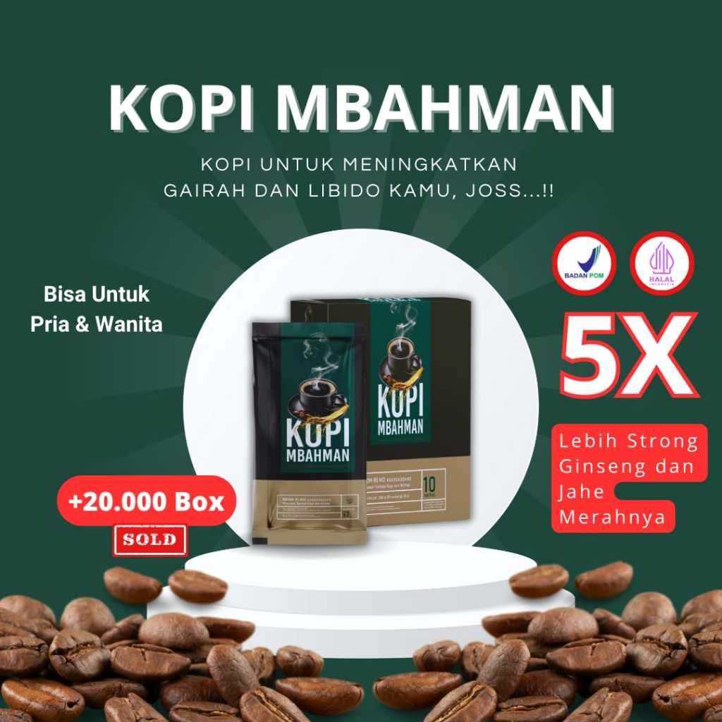 

Kopi Mbah Man Herbal Kuatkan Stamina