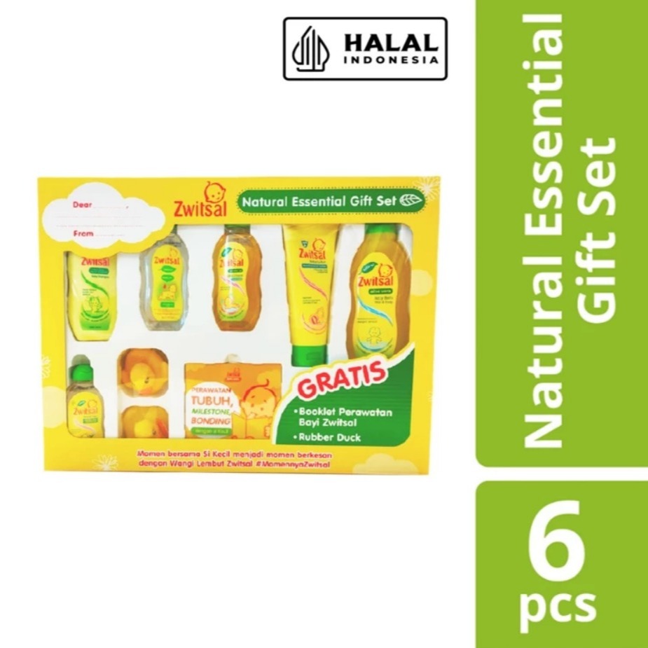 Zwitsal Natural Essential Gift Set | Hampers Bayi Zwitsal Natural | Paket Perlengkapan Bayi