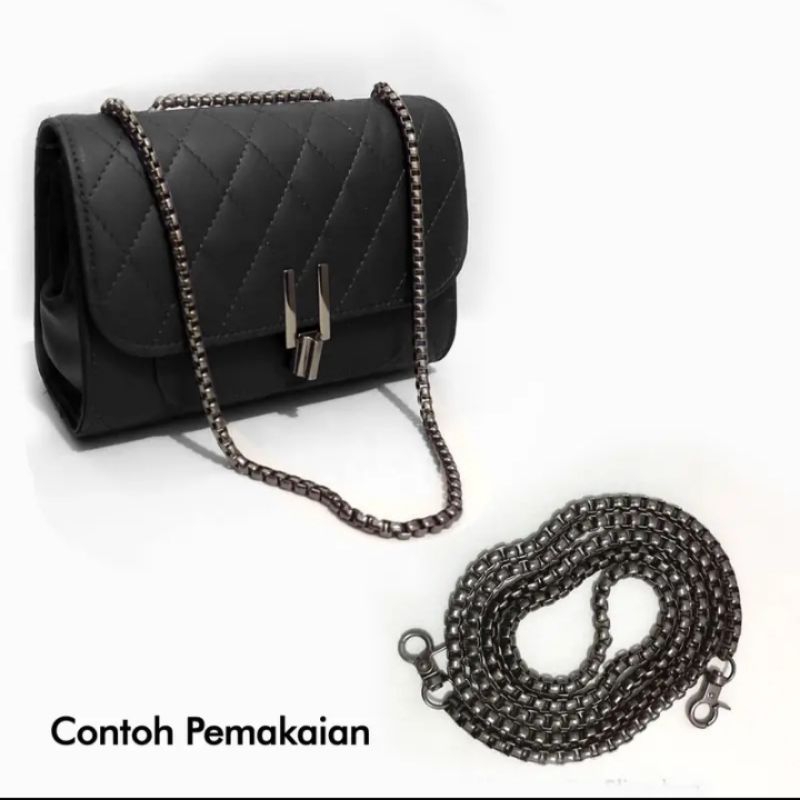 asesoris tas wanita murah/rantai ulir besi nikel tebal import/tali tas wanita rantai