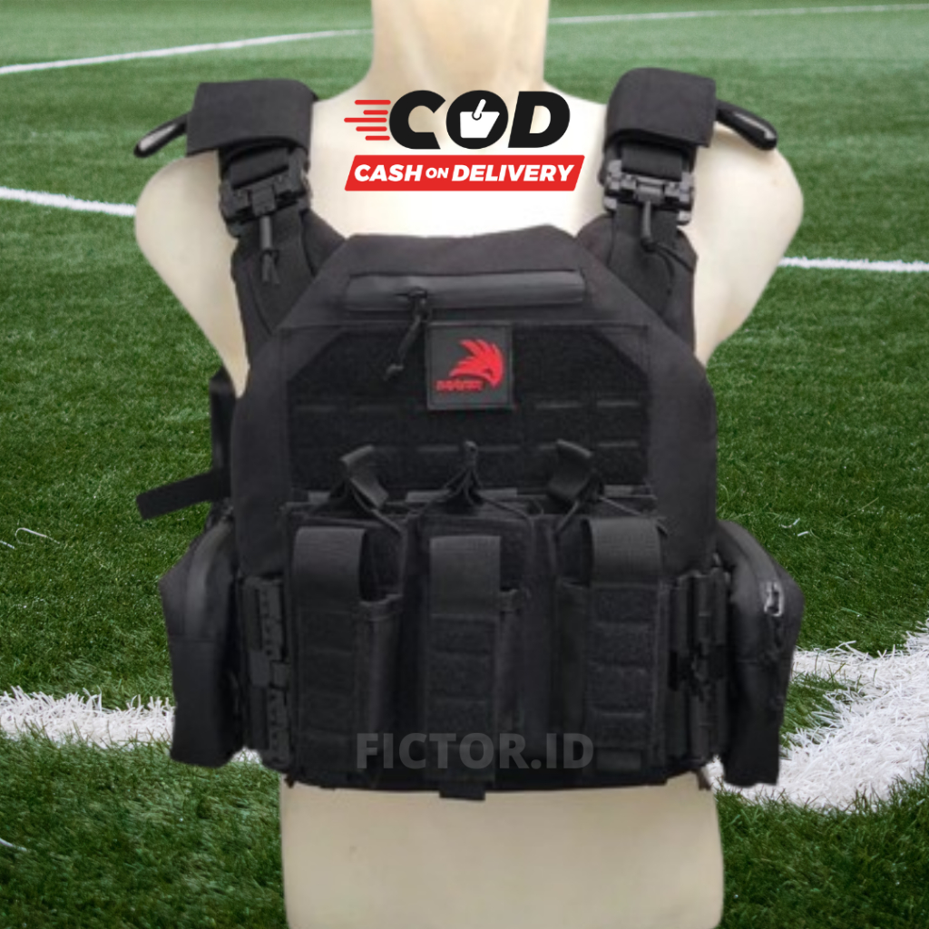 Rompi Body Vest Tactical Body Vest Tactical Rompi Body Vest Militer Rompi Pelindung Dada motif terba