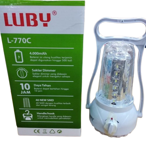 Lampu Senter LED Emergency LUBY L770C Lampu Darurat Charge LUBY