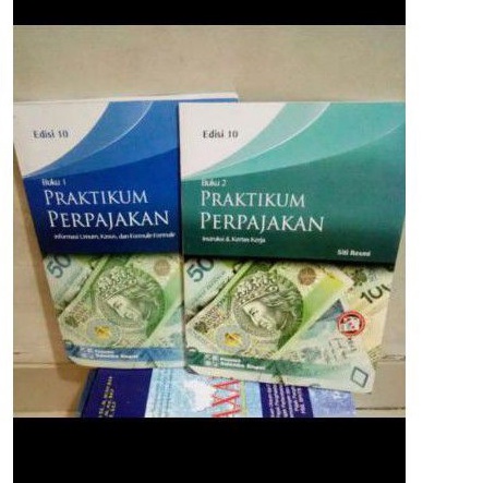 KODE X92U 1 paket praktikum perpajakan edisi 1 buku 1 dan 2 by Siti resmi