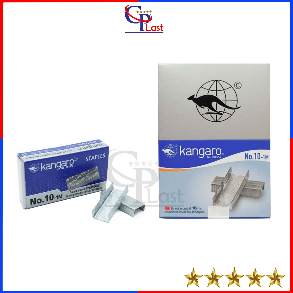 

KANGARO Isi Staples Kangaro No. 10 M / Refill Stapler no 10 - M / isi Stepler Kecil Asli Kanggaro No 10-M