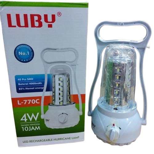 Lampu Senter LED Emergency LUBY L770C Lampu Darurat Charge LUBY