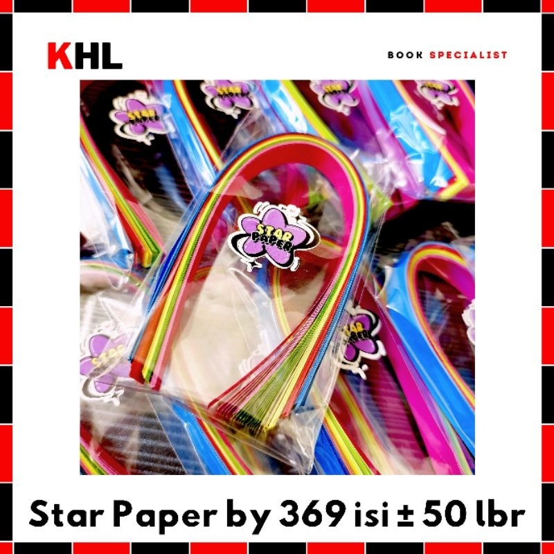 

KHL - Kertas Bintang / Origami Star / Star Paper Rainbow isi ±50 lembar