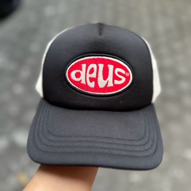 DEUS topi trucker hitam NEW ORIGINAL 100%