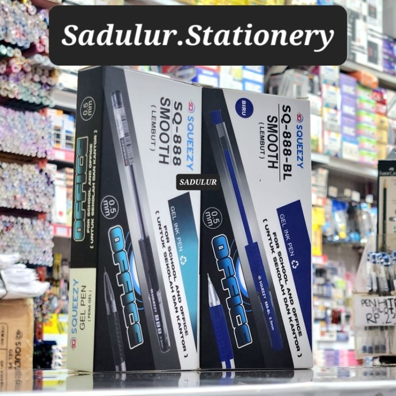 

Pen Squeezy SQ888 / Pen Smooth Pen Office Mata Tajam / Pen Lancip Mini Sq-888 (1LSN isi 12pcs)