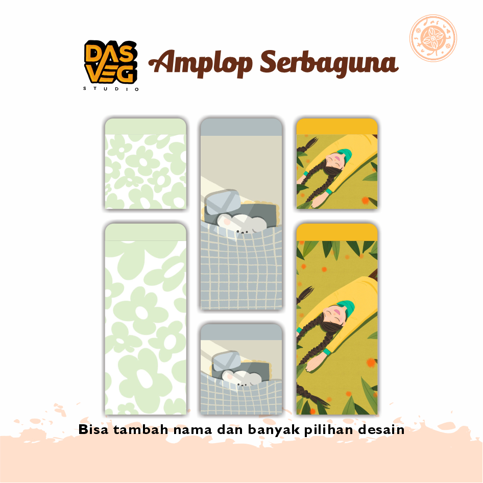

Amplop Serbaguna dengan motif dan cute| 40 desain tersedia