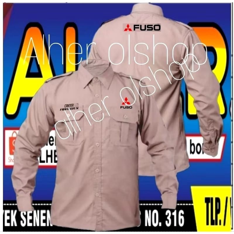 Kemeja Fuso canter fighter baju Fuso canter fighter seragam Fuso canter fighter Pdh Fuso canter figh