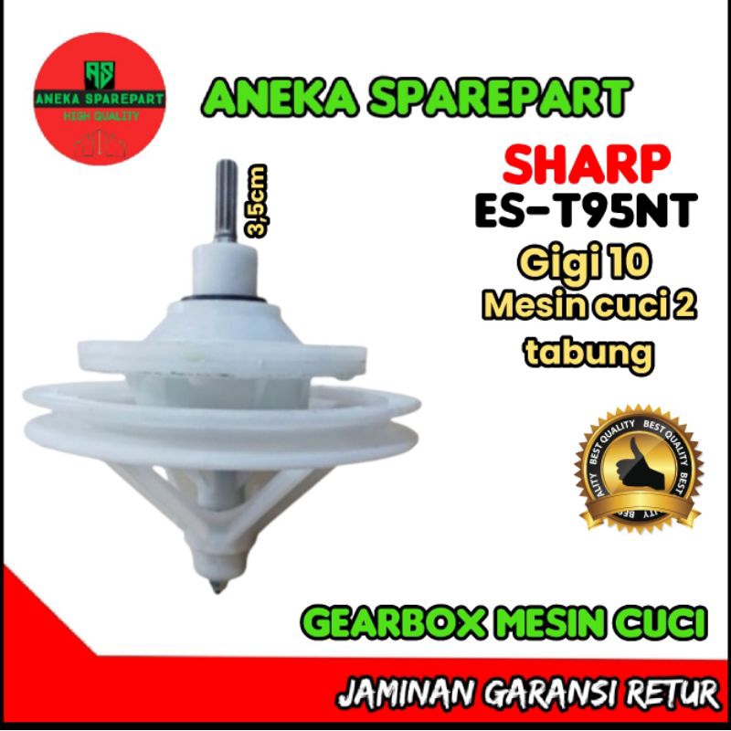 girbox mesin cuci 2 tabung ,gear box sharp ES-T95NT