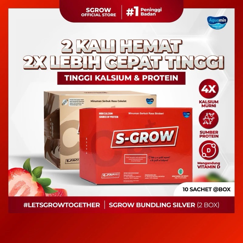 

[SPECIAL BUNDLE] S-GROW Peninggi Badan Untuk Remaja dan Dewasa