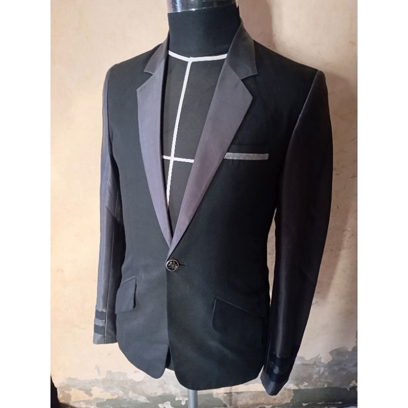 Jas semi wol slimfit pria / jas weding mc