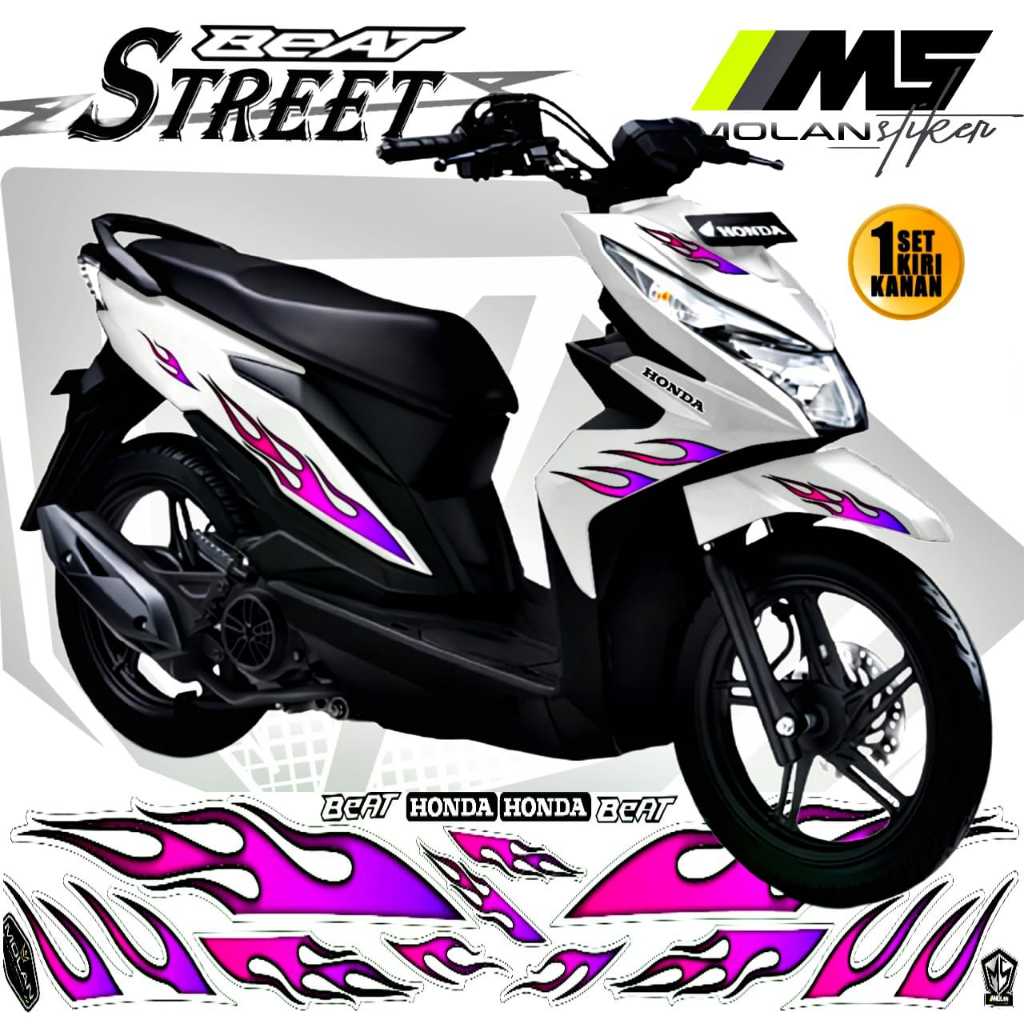 Decal Sticker striping Variasi Beat Street/Decal Beat Street/Striping Beat street/Honda Beat Street