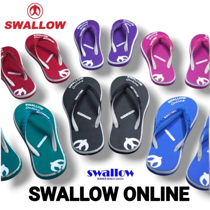 SANDAL JEPIT SWALLOW ONLINE WARNA WANITA UKURAN 9,5-11