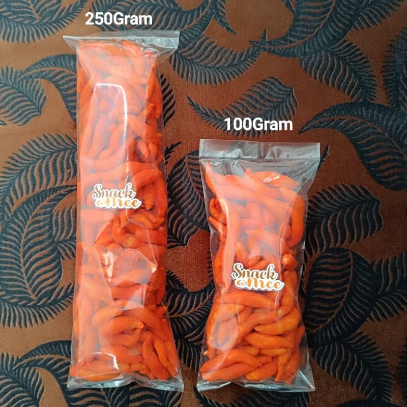 [COD] Camilan bidaran balado pedas gurih 100gr / widaran balado merah renyah 250gr