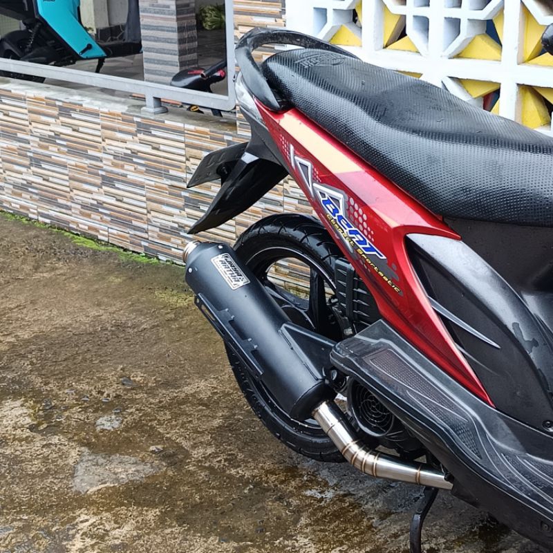 Knalpot Beat Carbu Inlet 45 Moncong Shijiro By Jaya Artha Rcing | Knalpot Kondoman Beat Carbu Inlet 