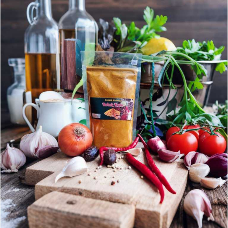 

megajayafood - kunyit bubuk / kunir bubuk / ground turmeric