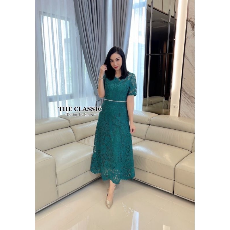 Dress The Classic Designer Style Korea Premium Import Bangkok Dress Kondangan Dress Pesta Dress Nata