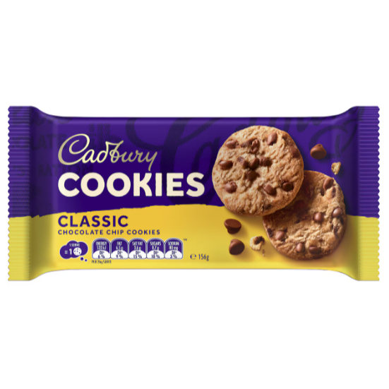 

Cadbury Classic Choc Chip Cookies 156g