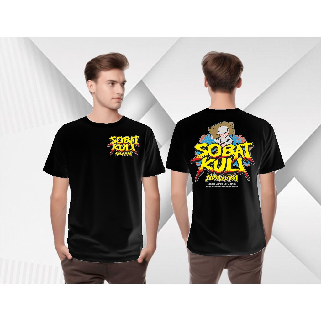 SOBAT KULI NUSANTARA / T-SHIRT REGULAR BAJU PRIA DAN WANITA KAOS