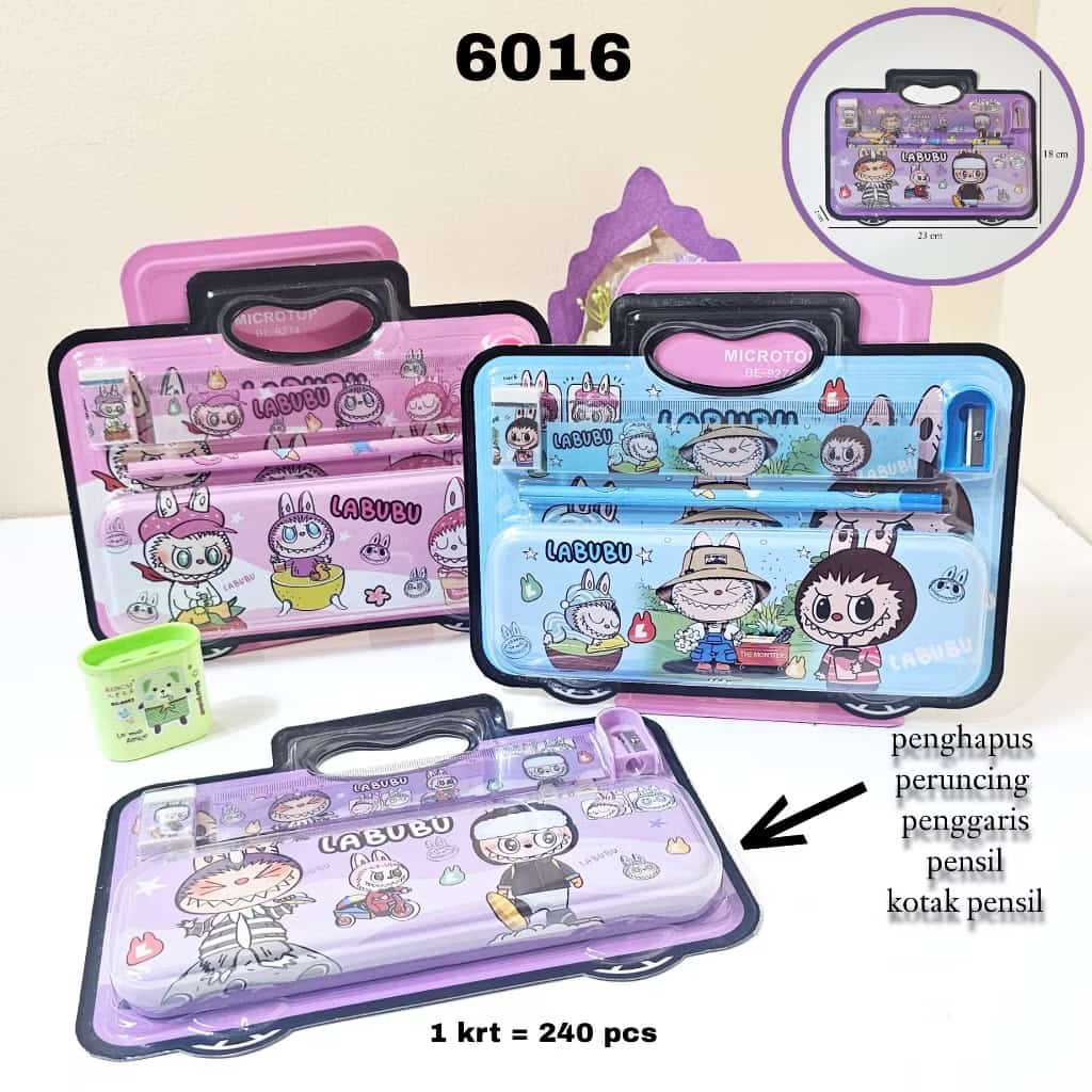 

Stationary set labubu kotak pencil set
