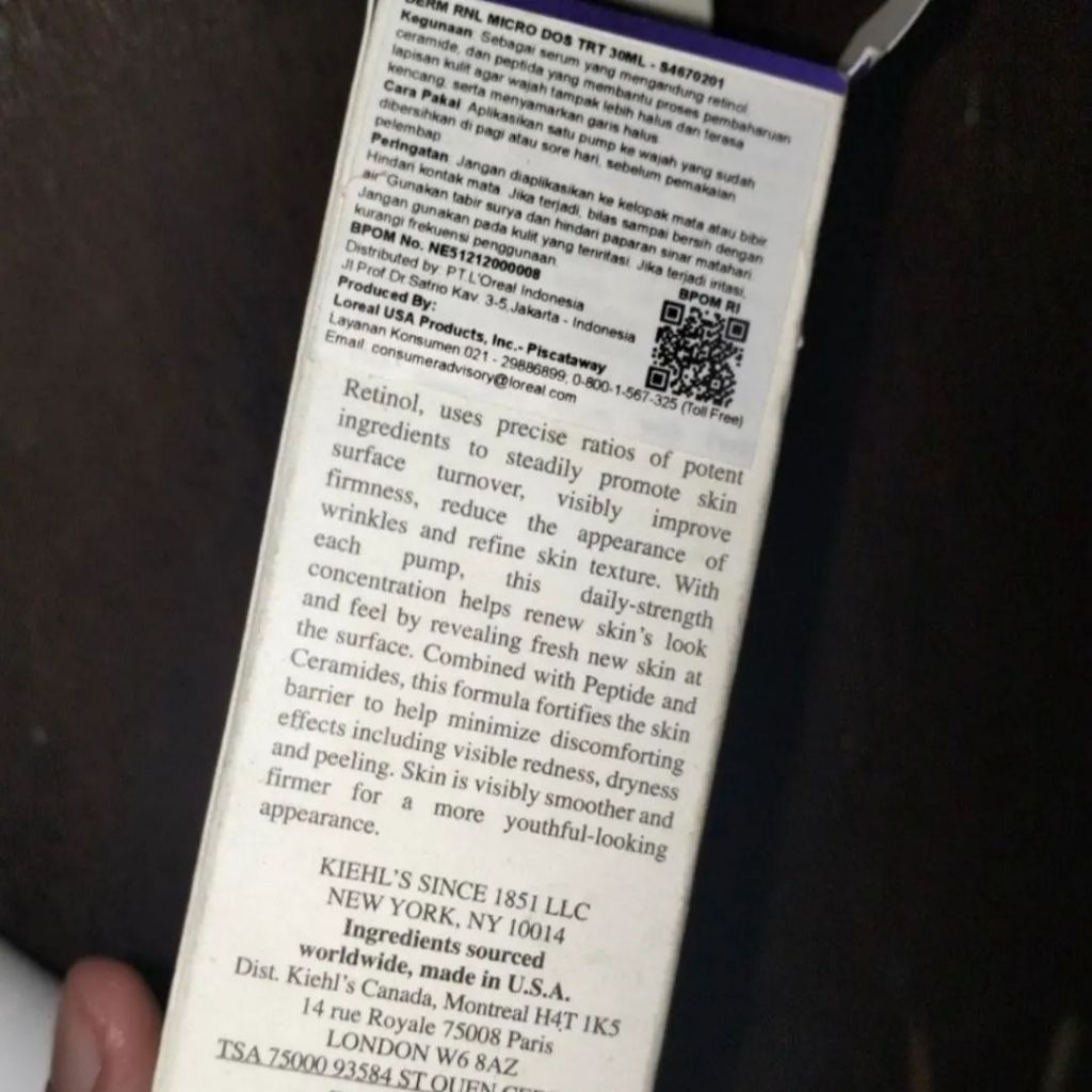 Kiehls skin renewing daily micro dose serum preloved