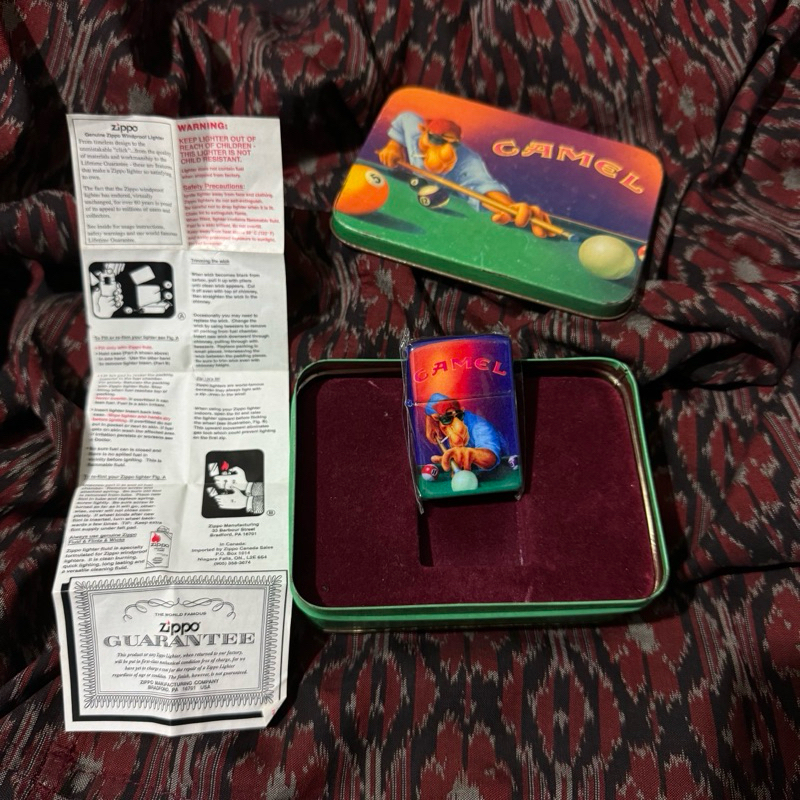 Rare ZIPPO Camel Joe Vintage New ORiginal with Box Kolektor Items
