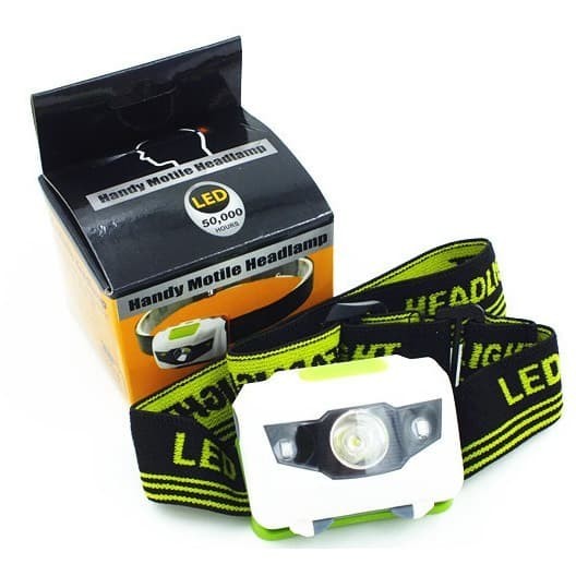 Senter Kepala Headlamp LED Senter Kepala Baterai Anti Air