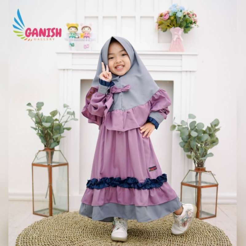 gamis zania premium l bahan toyobo