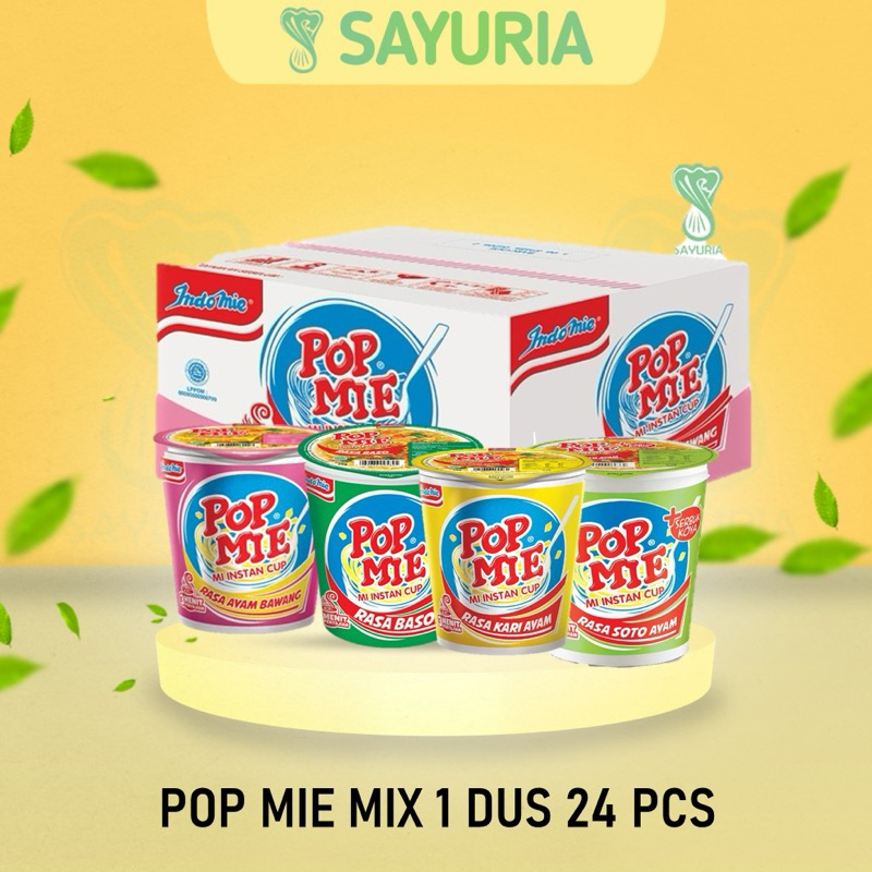 

POP MIE MIX CAMPUR ISI 24 PCS