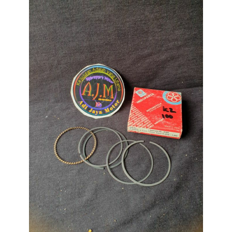 Ring Piston Seher Kawasaki Kaze R Os Oversize 100 indopart Japan
