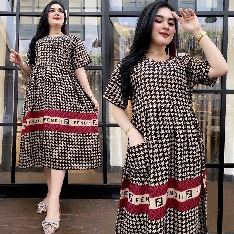 CASUAL HOME DRESS CENTINI BRANDED | DASTER VIRAL KEKINIAN PEKALONGAN