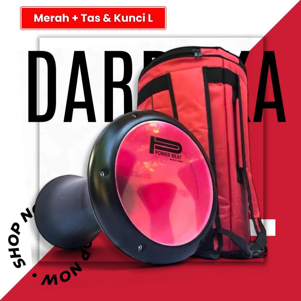 DARBUKA 8 INCH MIKA PB/SP TAS DAN KUNCI L