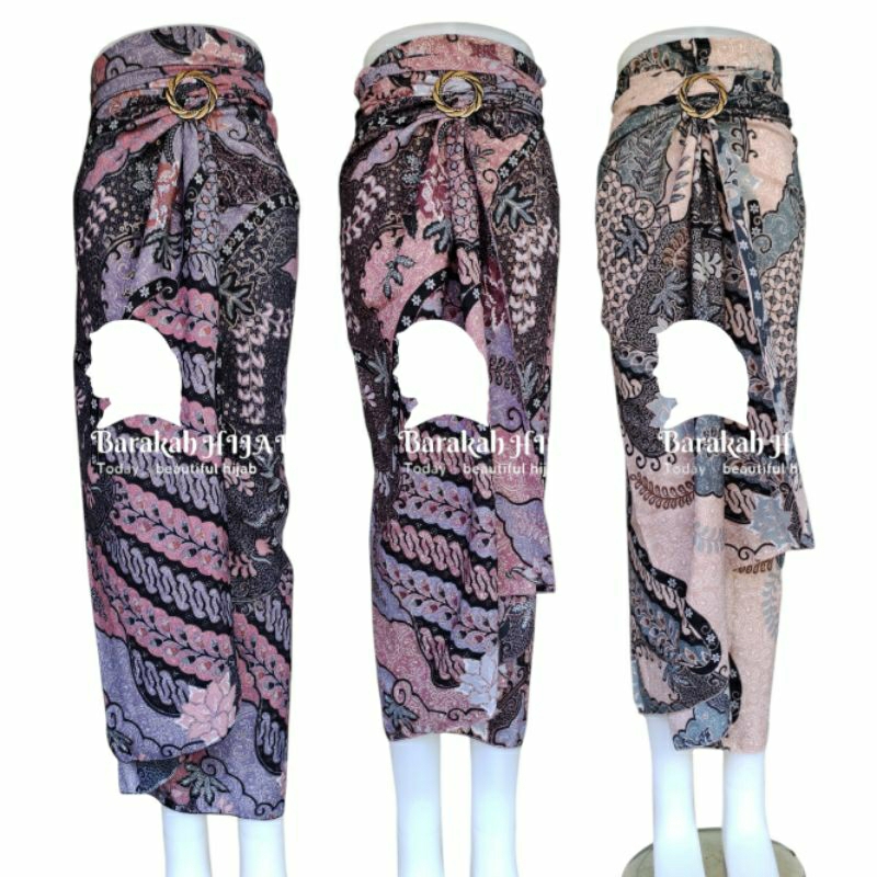 Rok Lilit Rok Kain Lilit Rok Lilit Batik Free Ring Silk Sutra Motif Batik Bawahan Dewasa Wanita Rema