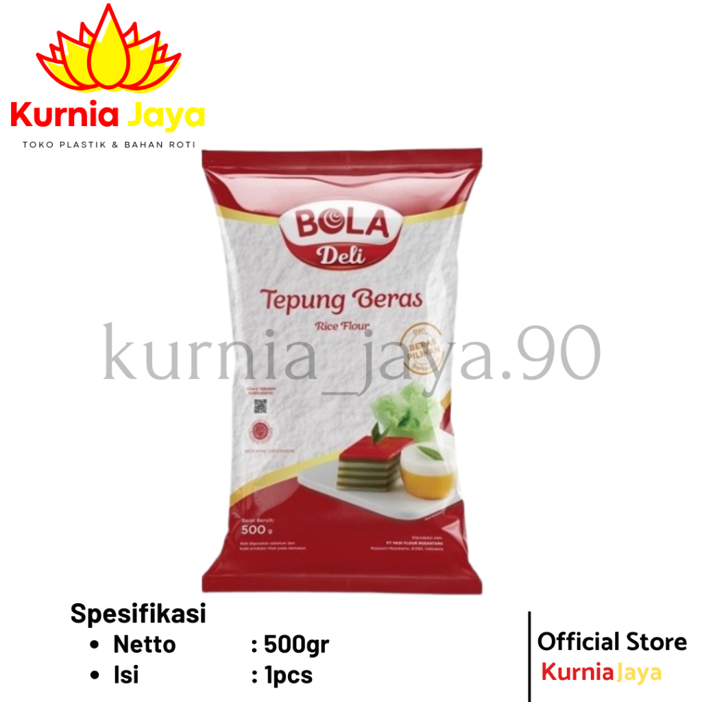 

[ BOLA DELI ] Tepung Beras 500gr