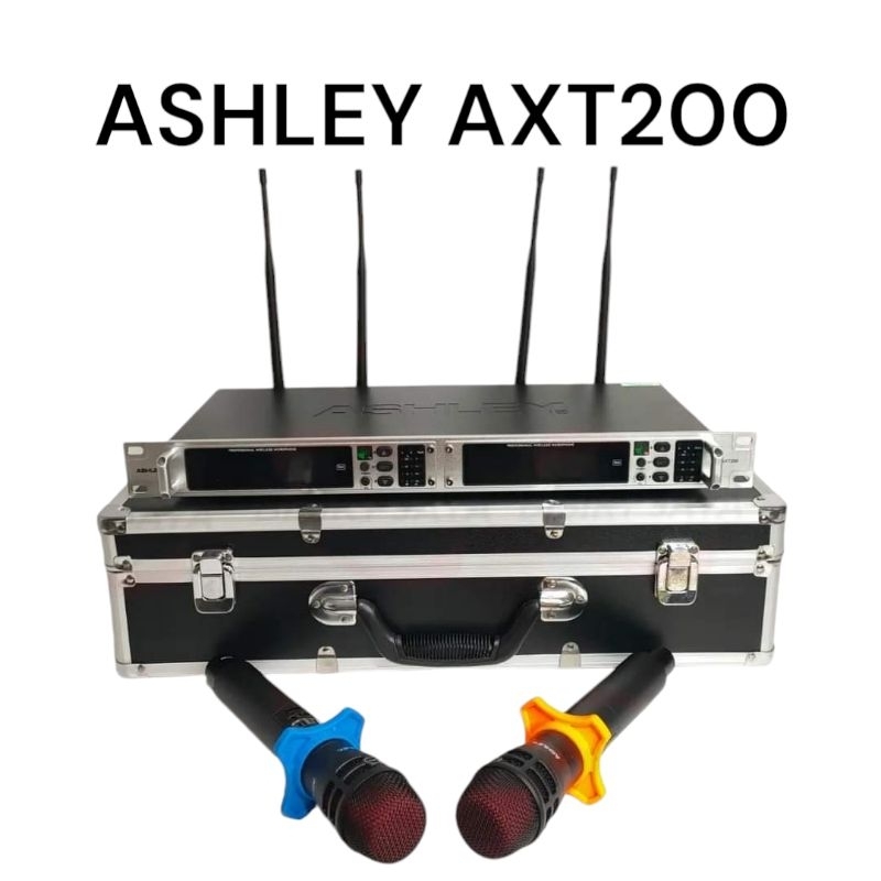 mic wireless ashley AXT 200 original wireless microphone Ashley AXT200 mic ashley