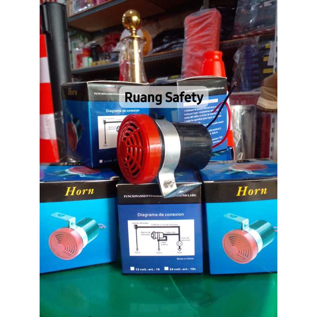 KLAKSON MUNDUR ATRET - ALARM SIRINE MUNDUR - BACK BUZZER MOBIL & Truk UNIVERSAL 12 - 24 VOLT