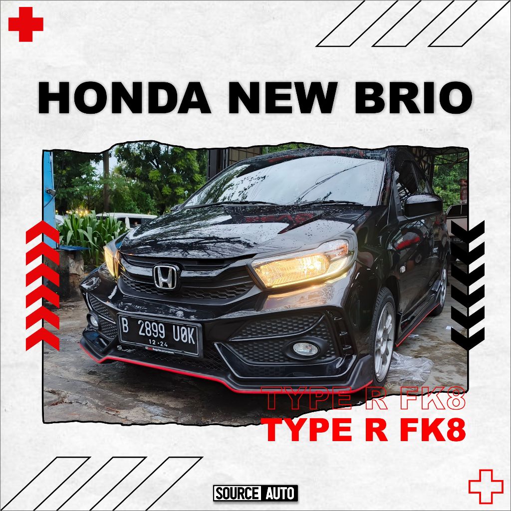 BUMPER TYPE R FK8 HONDA NEW BRIO