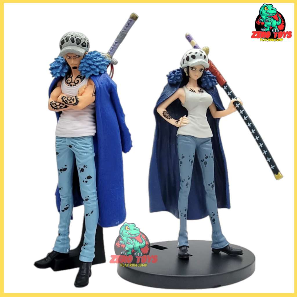 Action Figure Mainan Anime One Piece Trafalgar Law Cewek Cowok