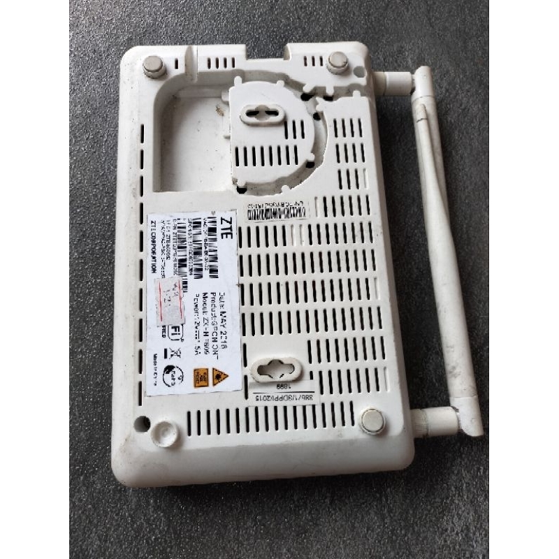 modem router zte f609 hidup normal