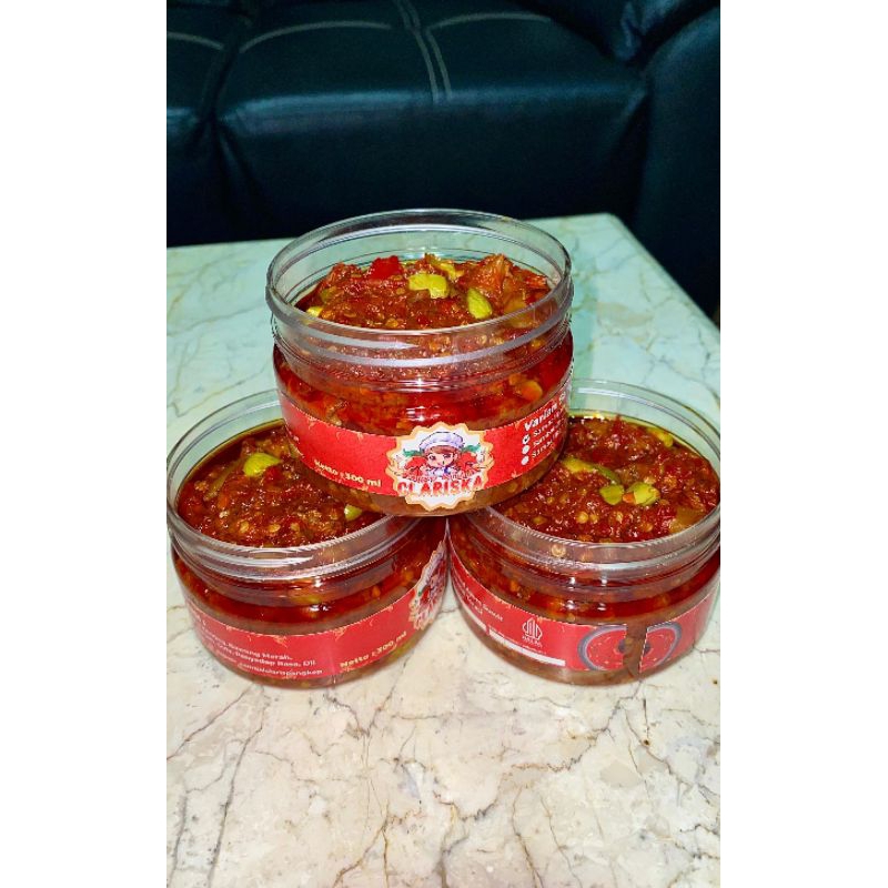 

Dapoer Sambal Clariska, Sambal Baby Cumi Pete 300ml