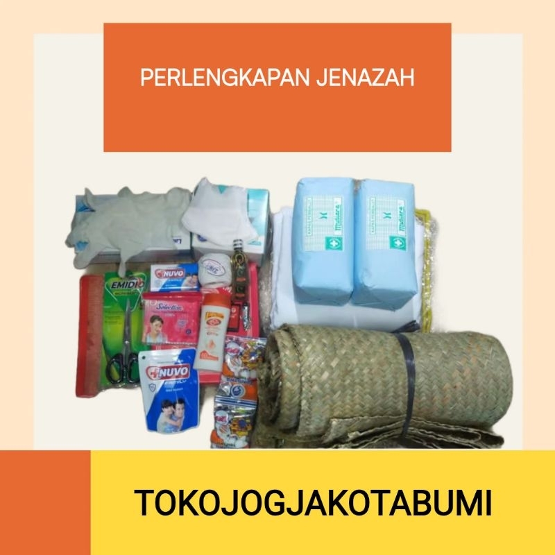 perlengkapan jenazah/ 1 set perlengkapan jenazah