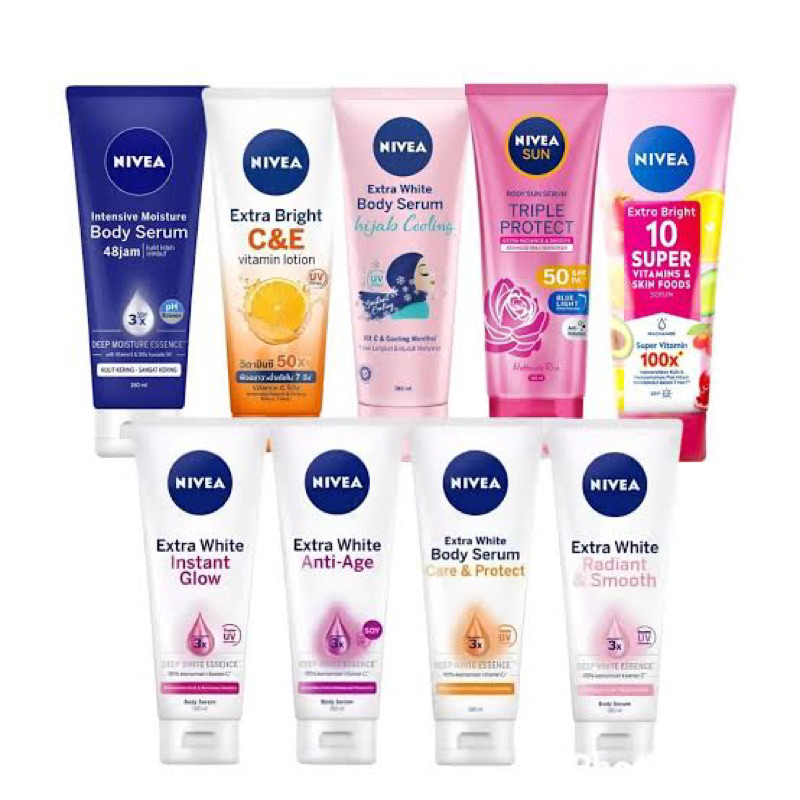 nivea body serum 180ml - nivea body serum