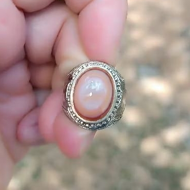 Natural Cincin Sulaiman Mata Dewa  Ring Alpaka Kode 240816