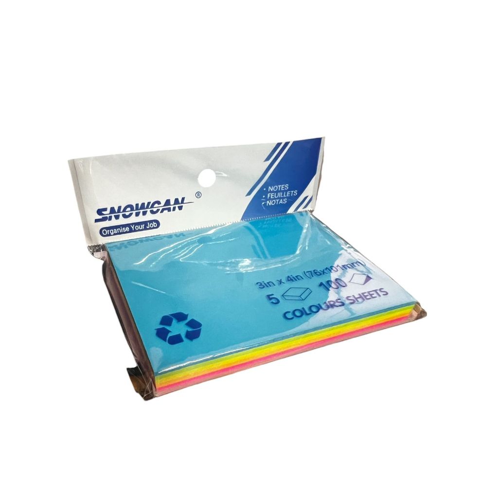 

POST IT ( 76x101 mm ) / 3x4" Rainbow ( SC-102 ) SNOWCAN