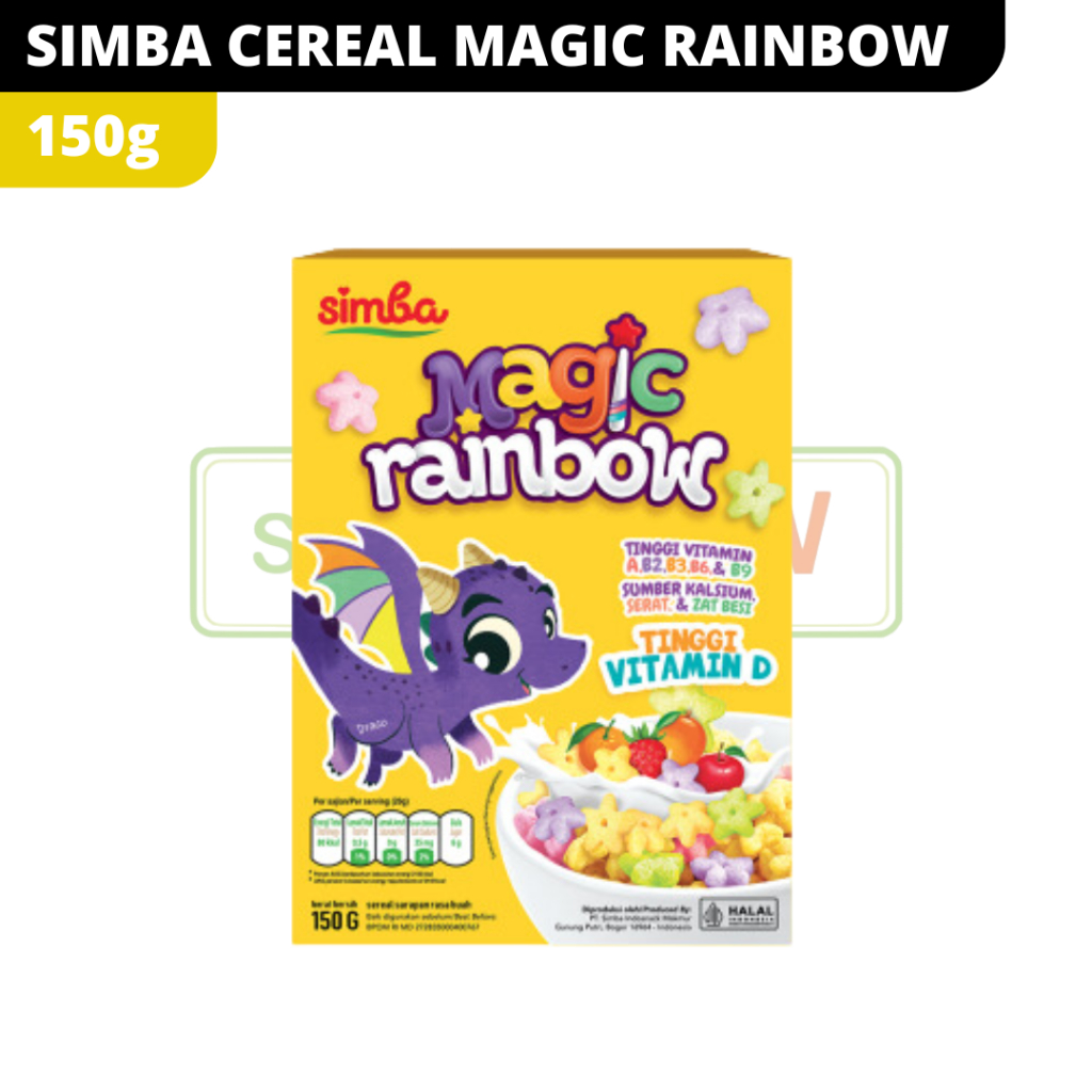 

CEREAL SIMBA MAGIC RAINBOW 150g l SEREAL SARAPAN