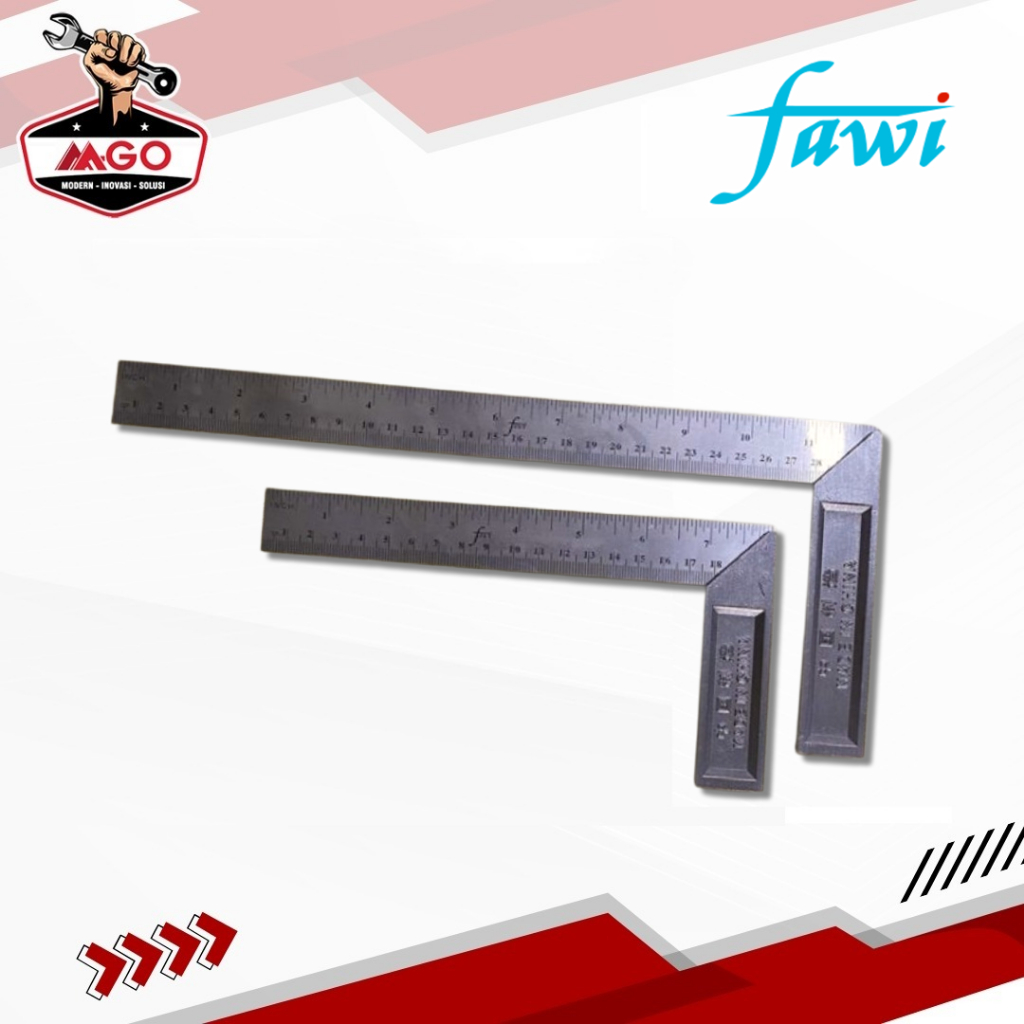 Siku Tukang Ukir Besi FAWI FS-002 (8" / 10" / 12")