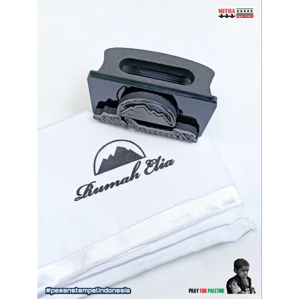 

Stempel Kain Uk 10x4 Custom Tinta anti Luntur