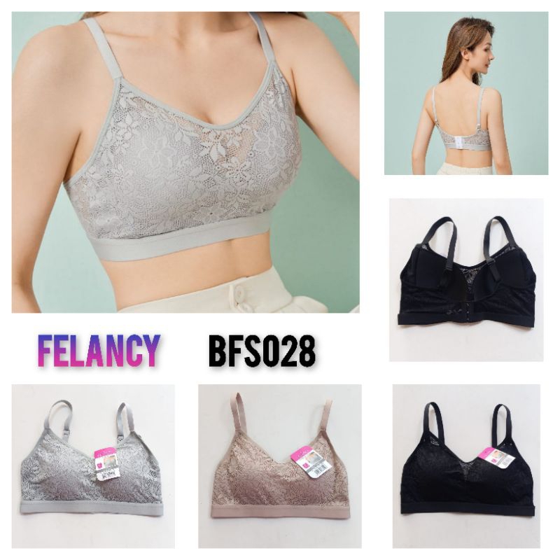 BFS028 bra Bralette Vest Tanpa kawat Felancy 34B
